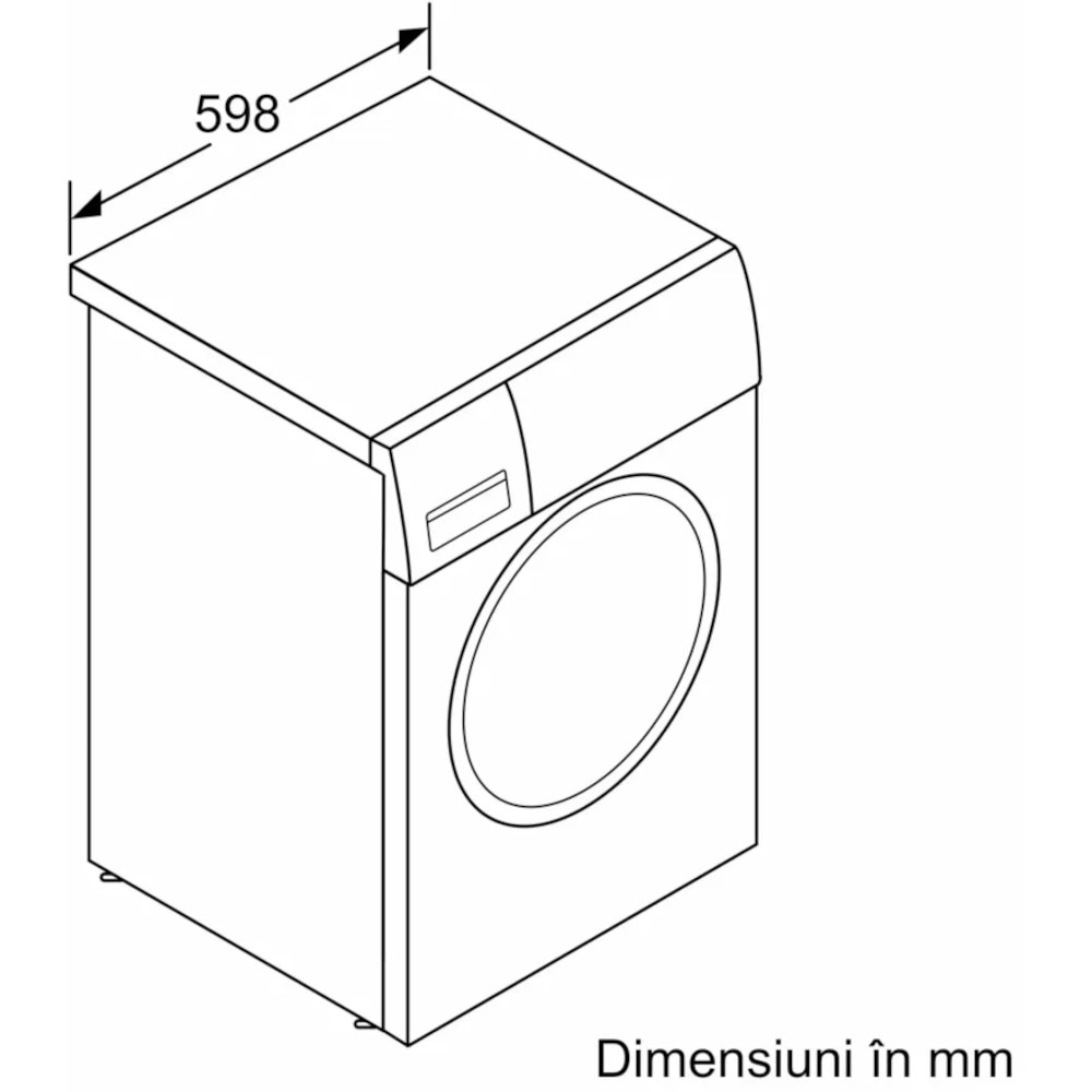 Masina de spalat, Bosch WGE02200BY, SER2, Masina de spalat 7kg, A, 1200 rpm, 51/71dB(A), waveDrum 65l, 4 optiuni, SpeedPerfect, Hygiene+, Blugi/spalare inchisa, usa alba