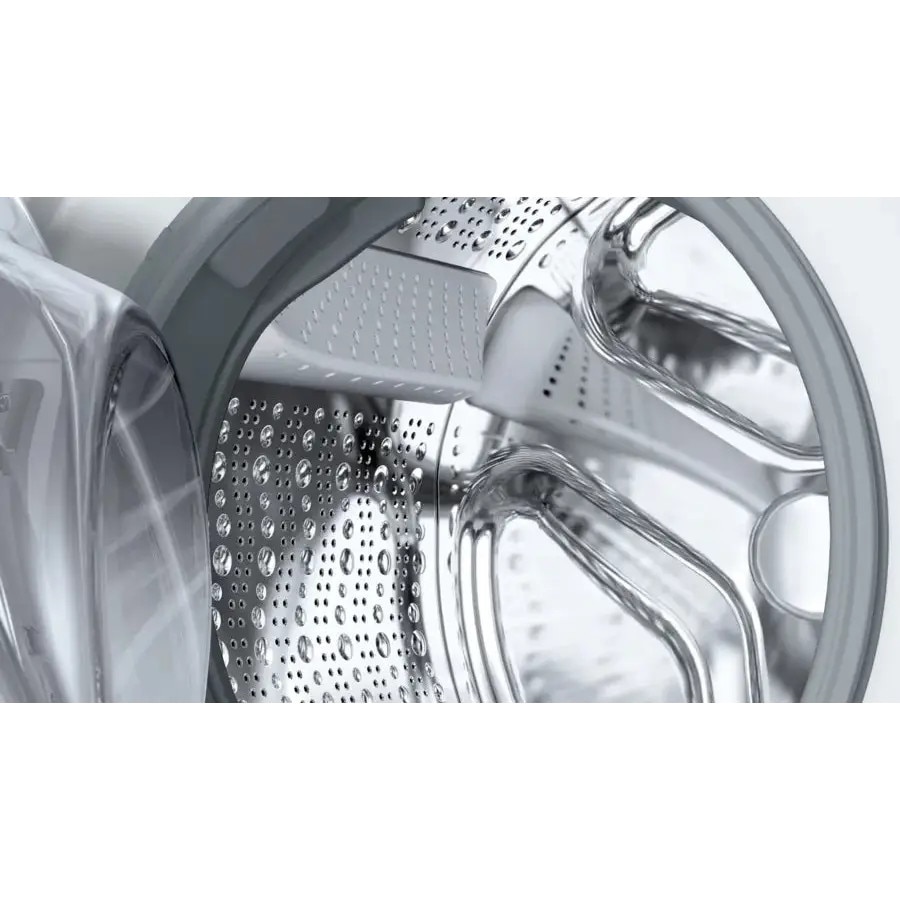Masina de spalat, Bosch WGE02200BY, SER2, Masina de spalat 7kg, A, 1200 rpm, 51/71dB(A), waveDrum 65l, 4 optiuni, SpeedPerfect, Hygiene+, Blugi/spalare inchisa, usa alba