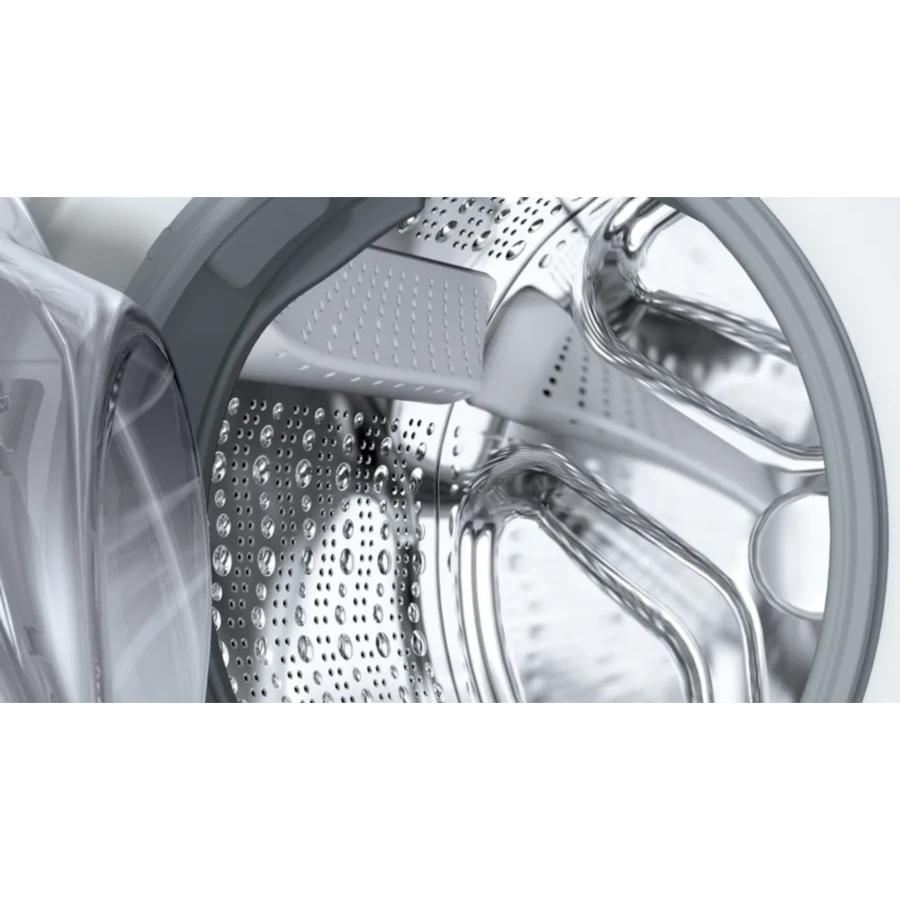 Masina de spalat, Bosch WGE02200BY, SER2, Masina de spalat 7kg, A, 1200 rpm, 51/71dB(A), waveDrum 65l, 4 optiuni, SpeedPerfect, Hygiene+, Blugi/spalare inchisa, usa alba