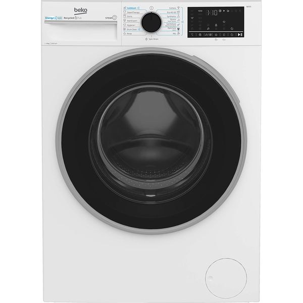 Masina de Spalat Rufe Frontala BEKO B3WFU48215WB2 ES, EnergySpin, SteamCure, 8 kg, 1200rpm, Clasa A, Alb