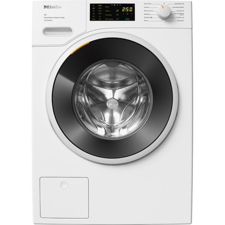 Masina de Spalat Rufe Frontala WHIRLPOOL W8X 89AD SILENCE EE, Steam, 6th Sense, 8 kg, 1400rpm, Clasa A, Alb