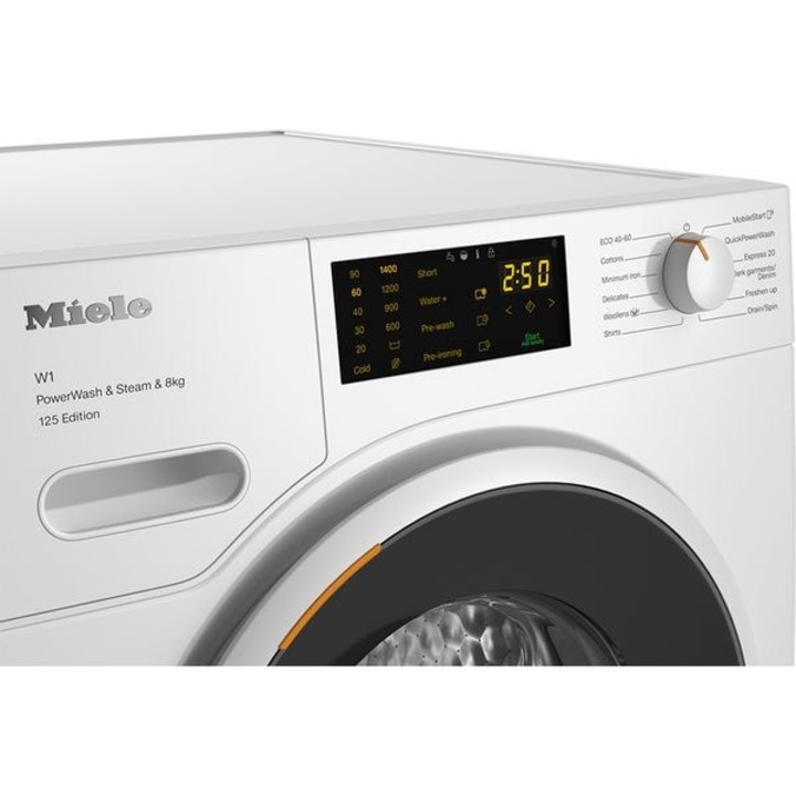 Masina de Spalat Rufe Frontala WHIRLPOOL W8X 89AD SILENCE EE, Steam, 6th Sense, 8 kg, 1400rpm, Clasa A, Alb