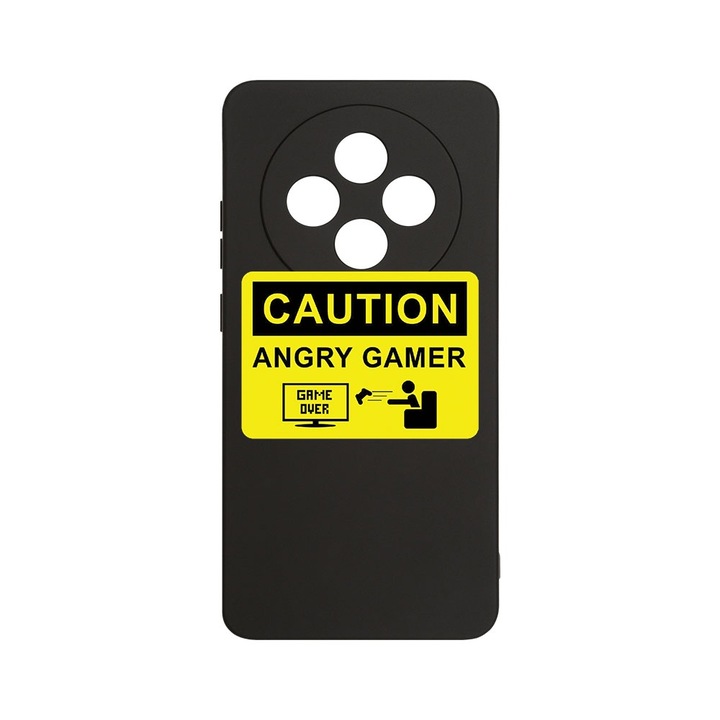 BestCase 1.2mm Szilikon telefontok, kompatibilis modell Xiaomi Redmi 14C, Angry Gamer, Kameravédelem, Mikroszálas puha belső, PB 673