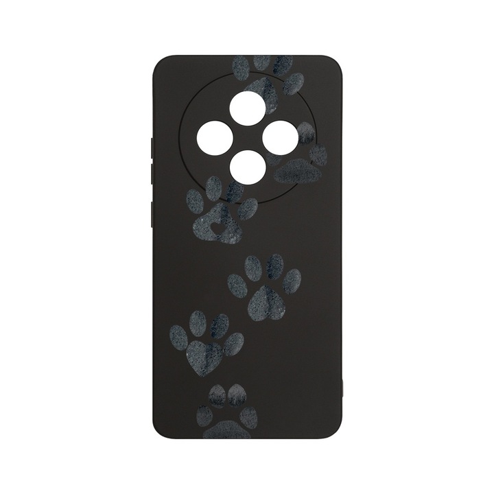 Husa Pentru OPPO Reno12 F / Reno12 FS, BestCase® Slim Premium Silicon 1.2MM, Dog Paw, Microfibra in interior, Antisoc, Protectie camera si ecran, PB 1013