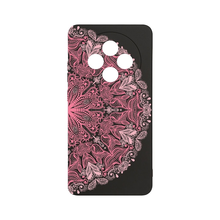 BestCase 1.2mm Szilikon telefontok, kompatibilis modell Xiaomi Redmi 14C, Lace Pink, Kameravédelem, Mikroszálas puha belső, PB 21