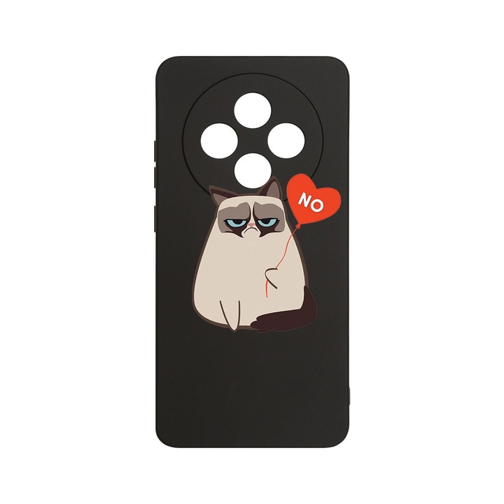 BestCase 1.2mm Szilikon telefontok, kompatibilis modell Xiaomi Redmi 14C, Meme - Grumpy Says No, Kameravédelem, Mikroszálas puha belső, PB 657