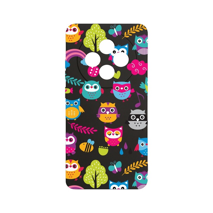 BestCase 1.2mm Szilikon telefontok, kompatibilis modell Xiaomi Redmi 14C, Owl, Kameravédelem, Mikroszálas puha belső, PB 43