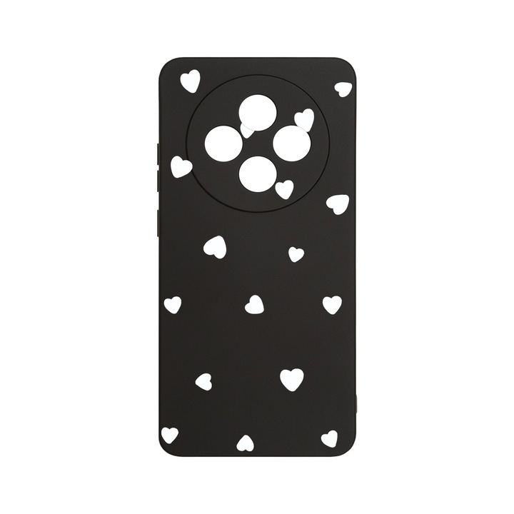 BestCase 1.2mm Szilikon telefontok, kompatibilis modell Xiaomi Redmi 14C, Heart Pattern, Kameravédelem, Mikroszálas puha belső, PB 1041