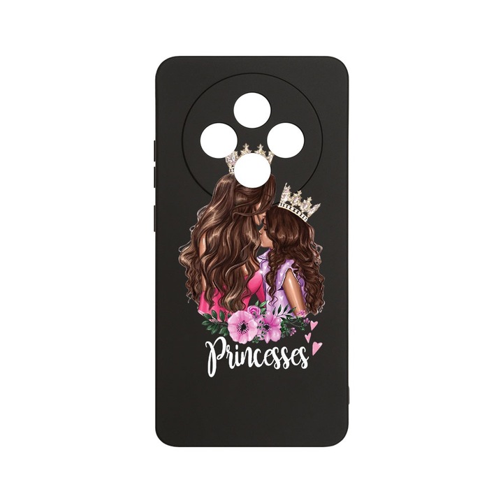 BestCase 1.2mm Szilikon telefontok, kompatibilis modell Xiaomi Redmi 14C, Princesses Gril Mom, Kameravédelem, Mikroszálas puha belső, PB 552