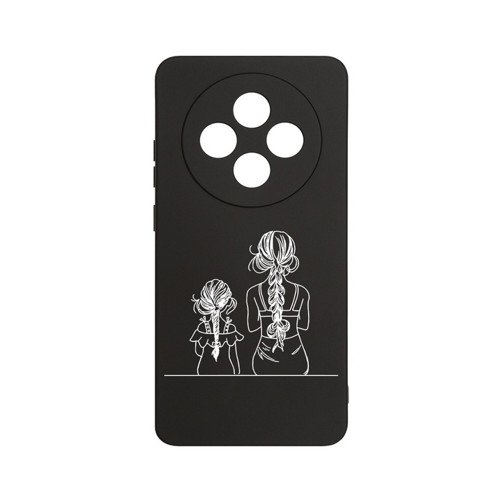 BestCase 1.2mm Szilikon telefontok, kompatibilis modell Xiaomi Redmi 14C, Mom And Daughter, Kameravédelem, Mikroszálas puha belső, PB 1048