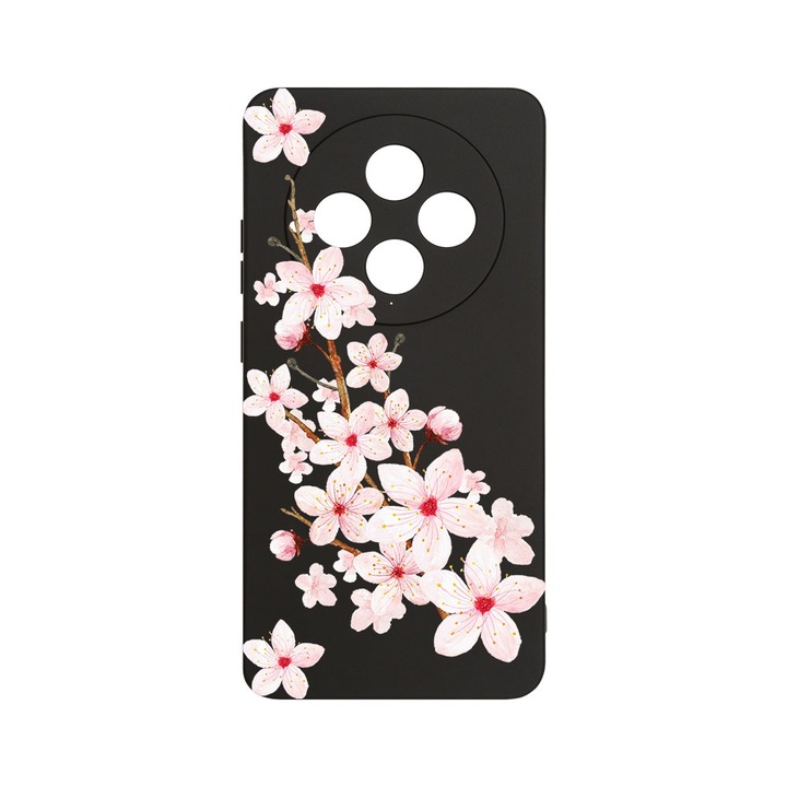 Husa Pentru OPPO Reno12 F / Reno12 FS, BestCase® Slim Premium Silicon 1.2MM, Spring Flower, Microfibra in interior, Antisoc, Protectie camera si ecran, PB 62