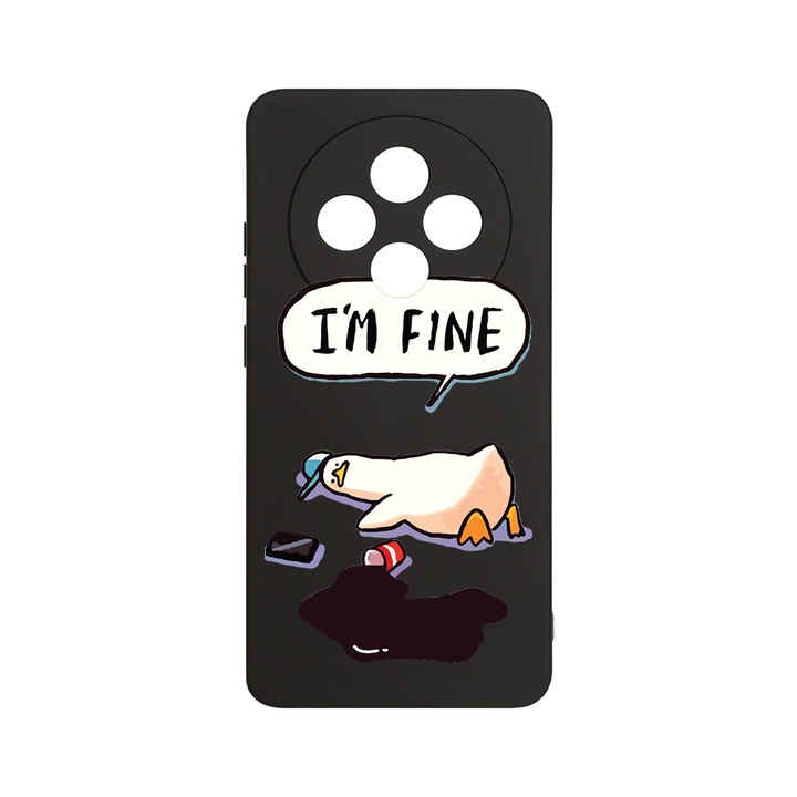 BestCase 1.2mm Szilikon telefontok, kompatibilis modell Xiaomi Redmi 14C, Duck Life - I'm Fine, Kameravédelem, Mikroszálas puha belső, PB 963