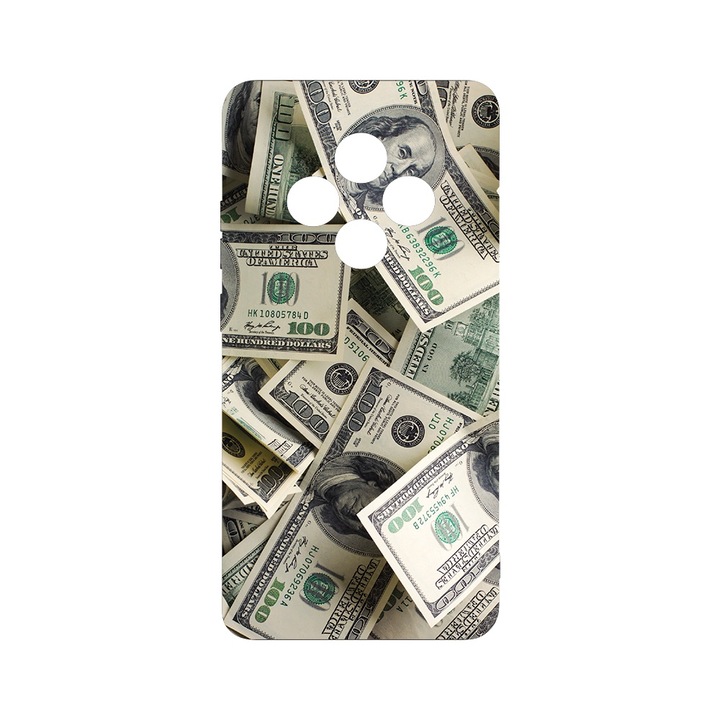 BestCase 1.2mm Szilikon telefontok, kompatibilis modell Xiaomi Redmi 14C, Money Pattern, Kameravédelem, Mikroszálas puha belső, PB 1444