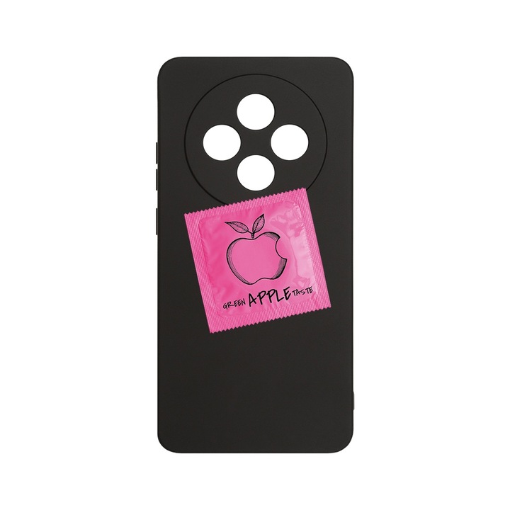 BestCase 1.2mm Szilikon telefontok, kompatibilis modell Xiaomi Redmi 14C, Apple taste pink, Kameravédelem, Mikroszálas puha belső, PB 1456
