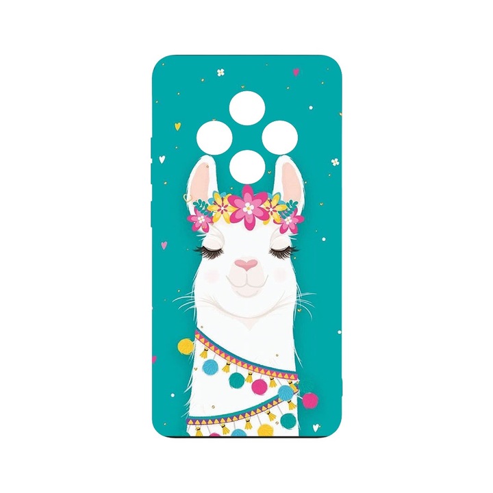 BestCase 1.2mm Szilikon telefontok, kompatibilis modell Xiaomi Redmi 14C, Lovely Lama, Kameravédelem, Mikroszálas puha belső, PB 248