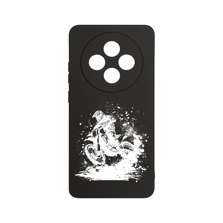 Husa Pentru OPPO Reno12 F / Reno12 FS, BestCase® Slim Premium Silicon 1.2MM, MotoCross, Microfibra in interior, Antisoc, Protectie camera si ecran, PB 1451