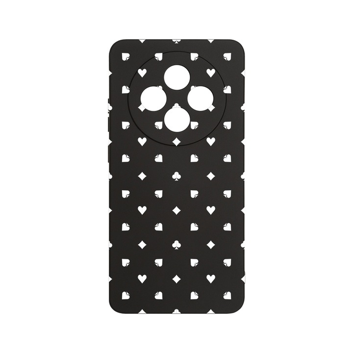 BestCase 1.2mm Szilikon telefontok, kompatibilis modell Xiaomi Redmi 14C, Simple Poker Pattern, Kameravédelem, Mikroszálas puha belső, PB 1449
