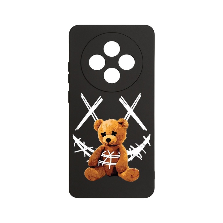 BestCase 1.2mm Szilikon telefontok, kompatibilis modell Xiaomi Redmi 14C, Teddy Bear Smile, Kameravédelem, Mikroszálas puha belső, PB 982