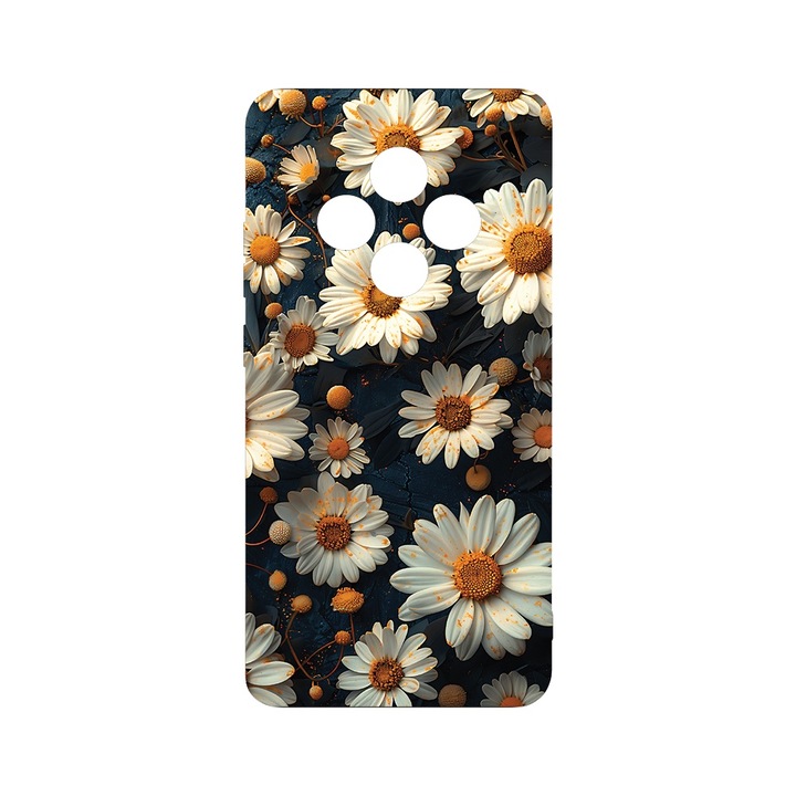 BestCase 1.2mm Szilikon telefontok, kompatibilis modell Xiaomi Redmi 14C, 3D Daisy, Kameravédelem, Mikroszálas puha belső, PB 1440