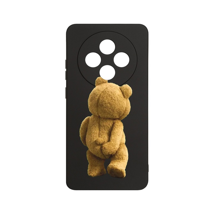 BestCase 1.2mm Szilikon telefontok, kompatibilis modell Xiaomi Redmi 14C, Teddy Bear Hidden Shot, Kameravédelem, Mikroszálas puha belső, PB 1441