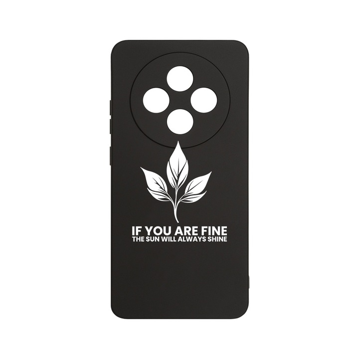 BestCase 1.2mm Szilikon telefontok, kompatibilis modell Xiaomi Redmi 14C, If you are fine, Kameravédelem, Mikroszálas puha belső, PB 1470