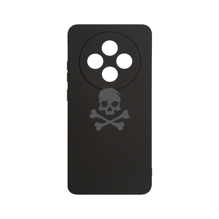 BestCase 1.2mm Szilikon telefontok, kompatibilis modell Xiaomi Redmi 14C, Skull, Kameravédelem, Mikroszálas puha belső, PB 1473