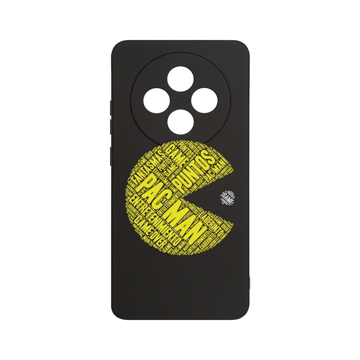 BestCase 1.2mm Szilikon telefontok, kompatibilis modell Xiaomi Redmi 14C, Calligraphy PacMan, Kameravédelem, Mikroszálas puha belső, PB 1540