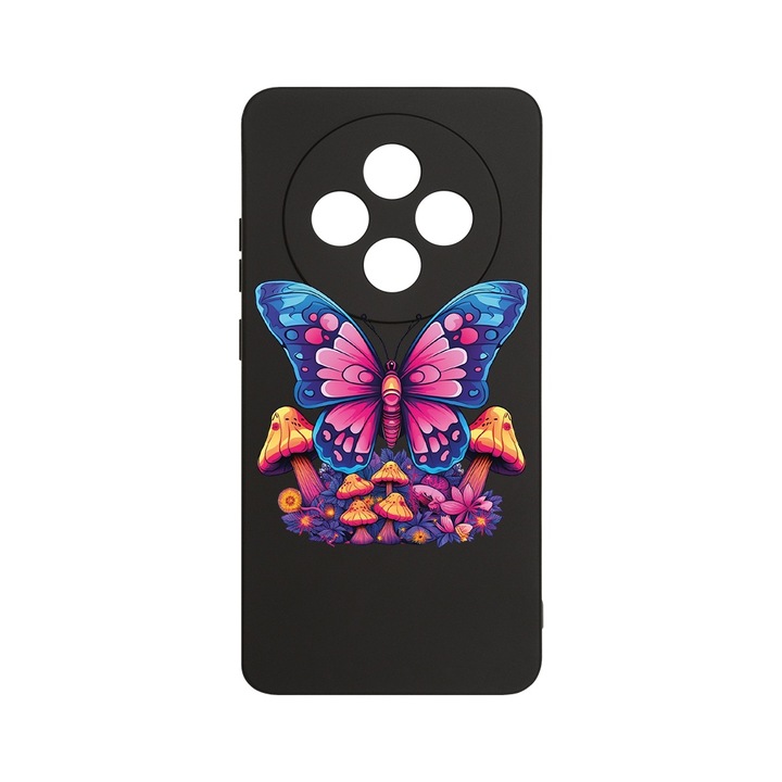 BestCase 1.2mm Szilikon telefontok, kompatibilis modell Xiaomi Redmi 14C, Dream Colors - Butterfly, Kameravédelem, Mikroszálas puha belső, PB 1573