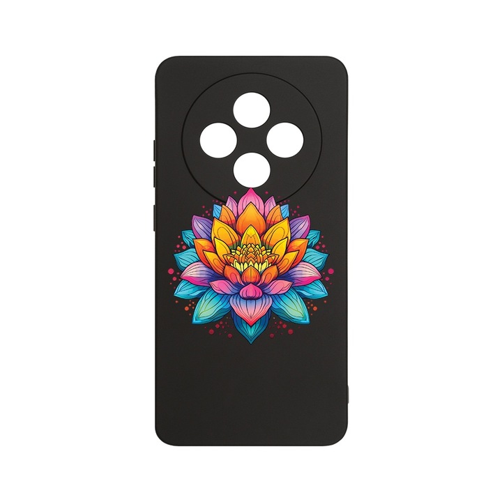 BestCase 1.2mm Szilikon telefontok, kompatibilis modell Xiaomi Redmi 14C, Dream Colors Flower, Kameravédelem, Mikroszálas puha belső, PB 1509
