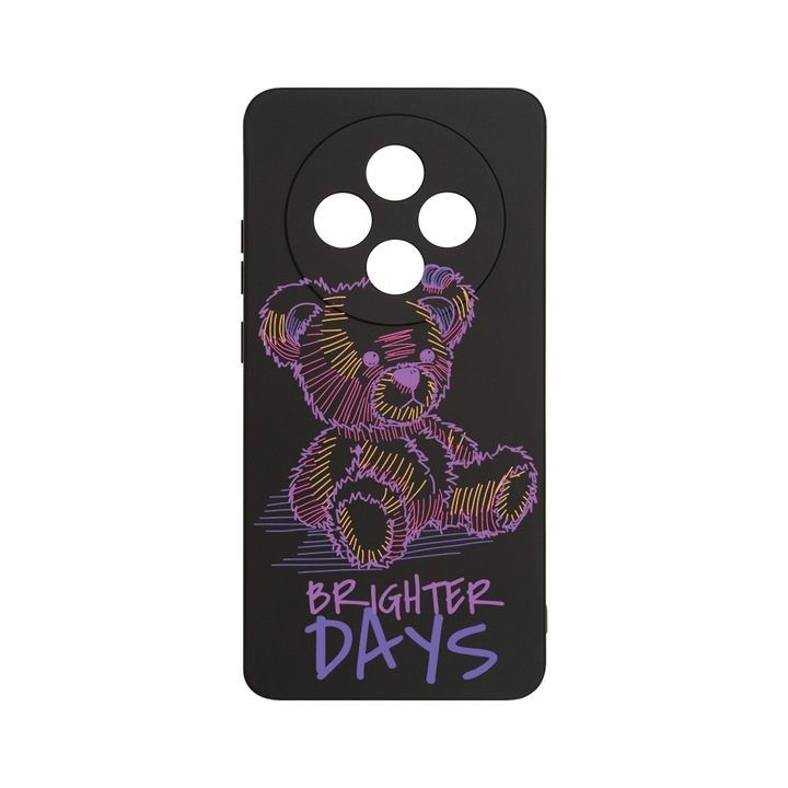 BestCase 1.2mm Szilikon telefontok, kompatibilis modell Xiaomi Redmi 14C, Teddy Bear Brighter Days, Kameravédelem, Mikroszálas puha belső, PB 1563
