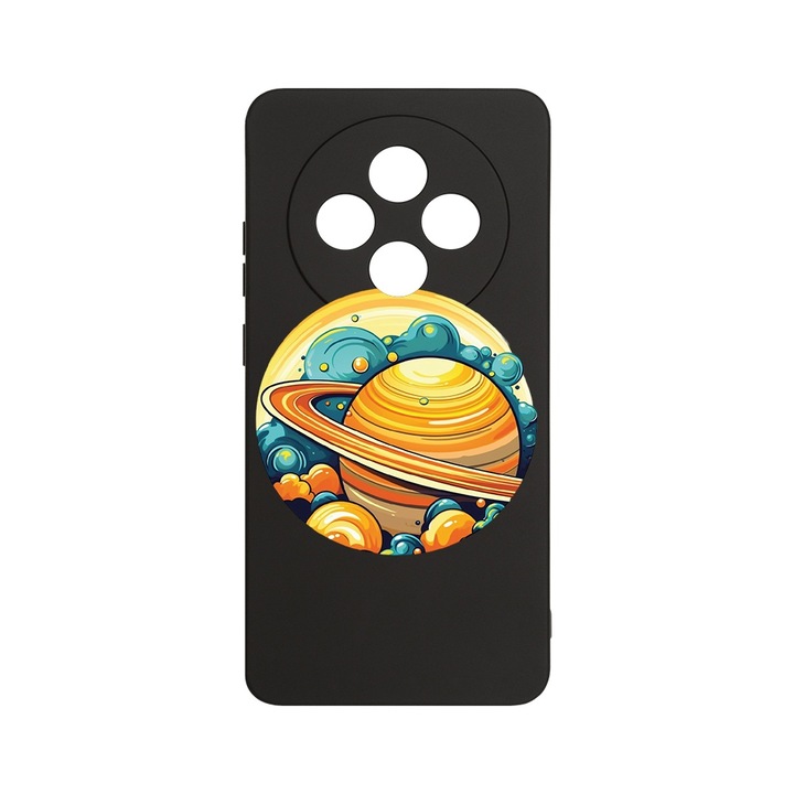 BestCase 1.2mm Szilikon telefontok, kompatibilis modell Xiaomi Redmi 14C, Planet - Saturn, Kameravédelem, Mikroszálas puha belső, PB 1579