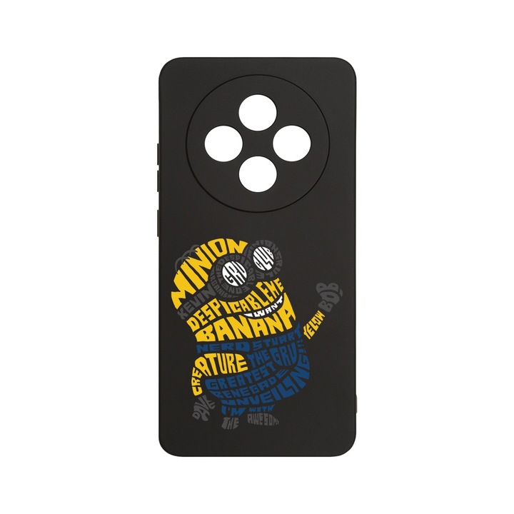 BestCase 1.2mm Szilikon telefontok, kompatibilis modell Xiaomi Redmi 14C, Calligraphy Minion, Kameravédelem, Mikroszálas puha belső, PB 1526