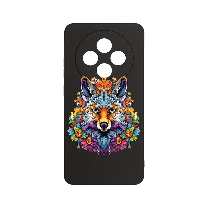 BestCase 1.2mm Szilikon telefontok, kompatibilis modell Xiaomi Redmi 14C, Dream Colors - Wolf, Kameravédelem, Mikroszálas puha belső, PB 1585