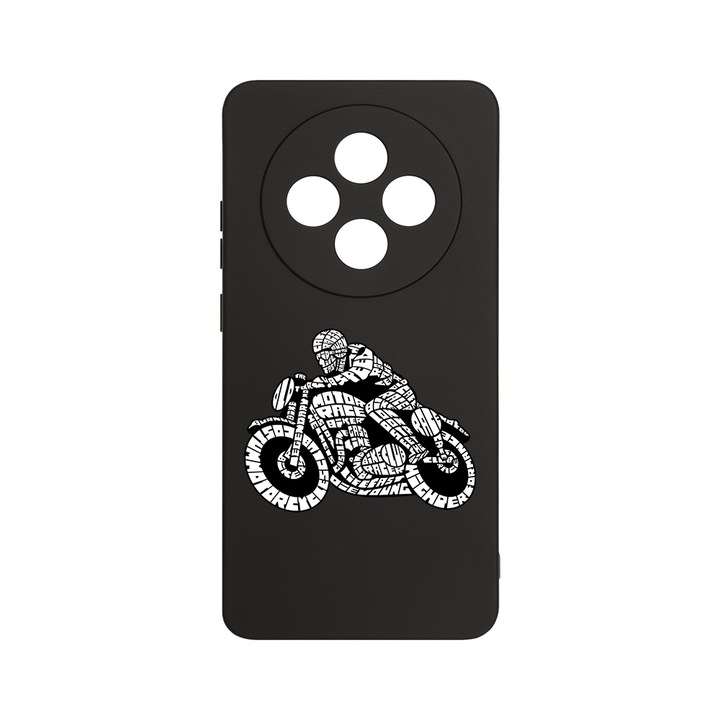 BestCase 1.2mm Szilikon telefontok, kompatibilis modell Xiaomi Redmi 14C, Calligraphy Moto Sport, Kameravédelem, Mikroszálas puha belső, PB 1518