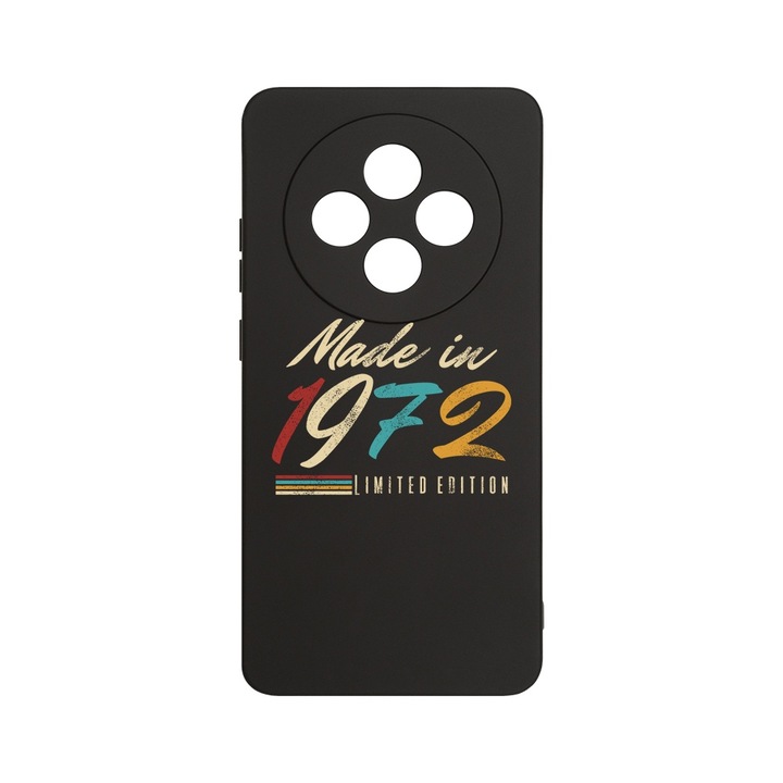 BestCase 1.2mm Szilikon telefontok, kompatibilis modell Xiaomi Redmi 14C, Made In 1972, Kameravédelem, Mikroszálas puha belső, PB 1636