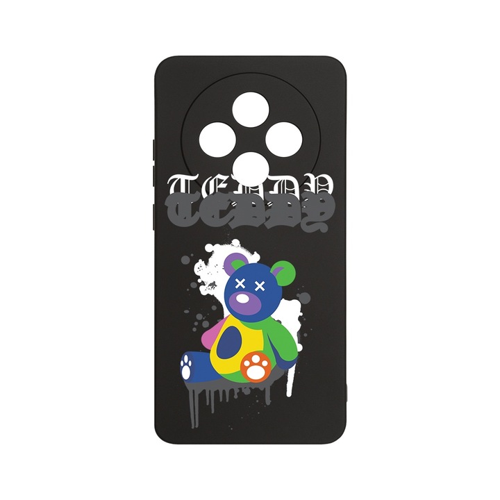 BestCase 1.2mm Szilikon telefontok, kompatibilis modell Xiaomi Redmi 14C, Teddy Bear Pastel Colors, Kameravédelem, Mikroszálas puha belső, PB 1567