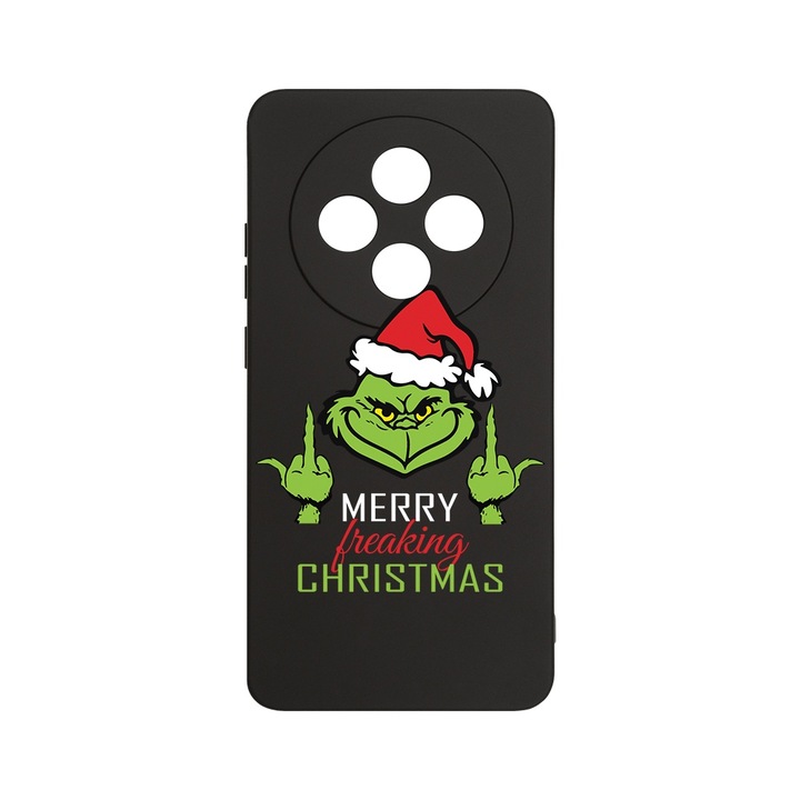 BestCase 1.2mm Szilikon telefontok, kompatibilis modell Xiaomi Redmi 14C, Grinches - Merry Xmas, Kameravédelem, Mikroszálas puha belső, PB 1603