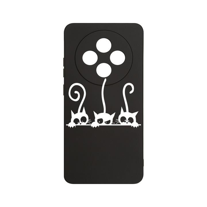 BestCase 1.2mm Szilikon telefontok, kompatibilis modell Xiaomi Redmi 14C, Cats, Kameravédelem, Mikroszálas puha belső, PB 1667