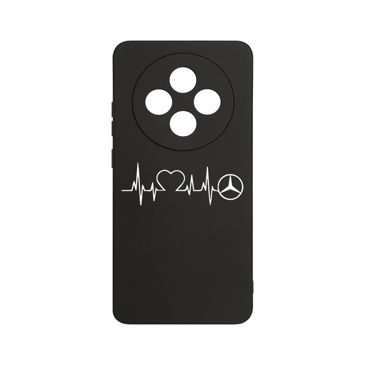 BestCase 1.2mm Szilikon telefontok, kompatibilis modell Xiaomi Redmi 14C, I Love Mercedes Benz, Kameravédelem, Mikroszálas puha belső, PB 1637