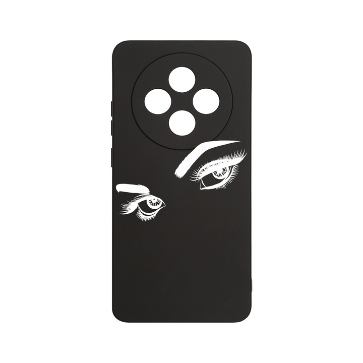 BestCase 1.2mm Szilikon telefontok, kompatibilis modell Xiaomi Redmi 14C, Atractive Woman Eyes, Kameravédelem, Mikroszálas puha belső, PB 1665