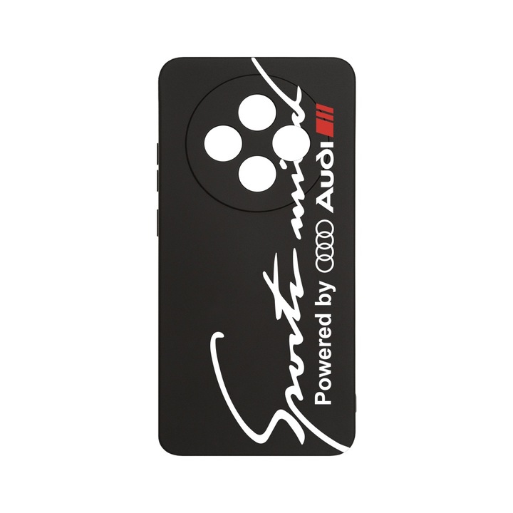 BestCase 1.2mm Szilikon telefontok, kompatibilis modell Xiaomi Redmi 14C, Powered By Audi, Kameravédelem, Mikroszálas puha belső, PB 1671