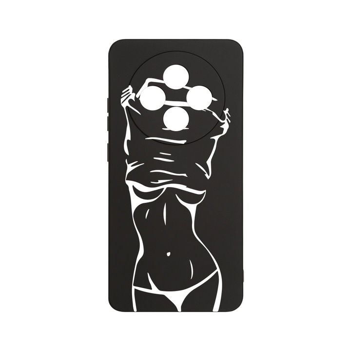 BestCase 1.2mm Szilikon telefontok, kompatibilis modell Xiaomi Redmi 14C, Woman Body, Kameravédelem, Mikroszálas puha belső, PB 1670