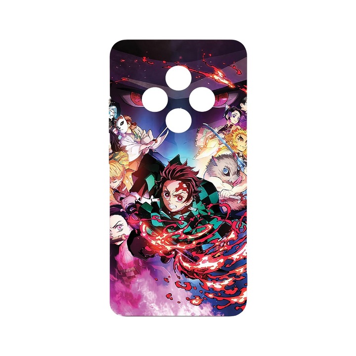 BestCase 1.2mm Szilikon telefontok, kompatibilis modell Xiaomi Redmi 14C, Demon Slayer, Kameravédelem, Mikroszálas puha belső, PB 1701