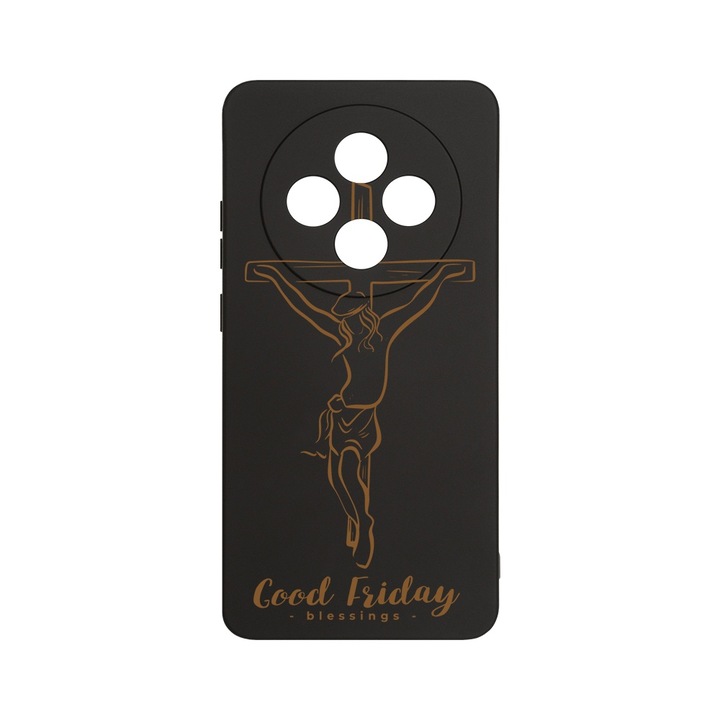 BestCase 1.2mm Szilikon telefontok, kompatibilis modell Xiaomi Redmi 14C, Good Friday Blessing, Kameravédelem, Mikroszálas puha belső, PB 1787