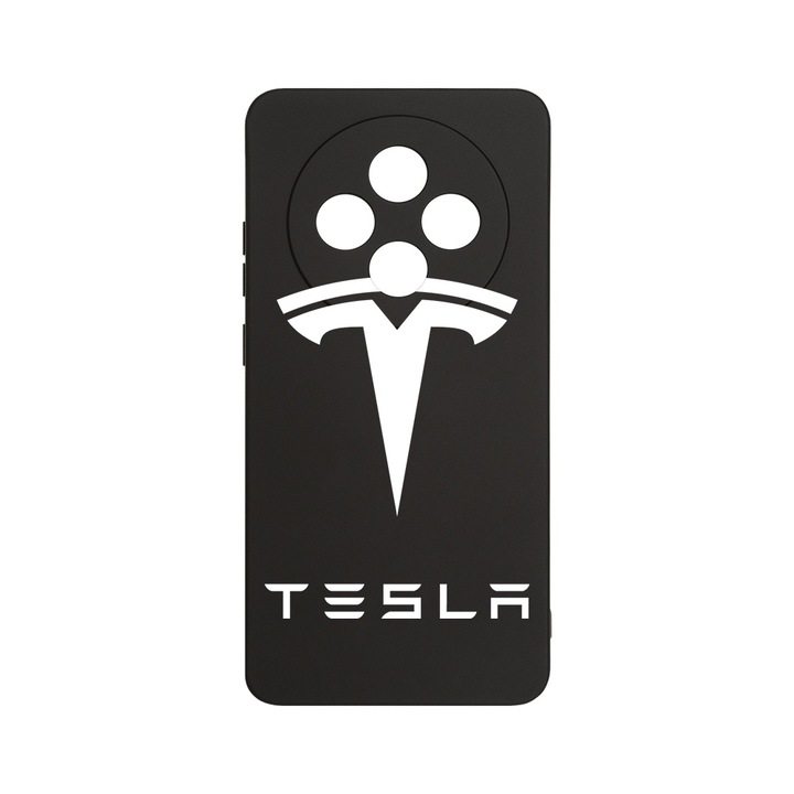 Husa Pentru OPPO Reno12 F / Reno12 FS, BestCase® Slim Premium Silicon 1.2MM, Tesla, Microfibra in interior, Antisoc, Protectie camera si ecran, PB 1710