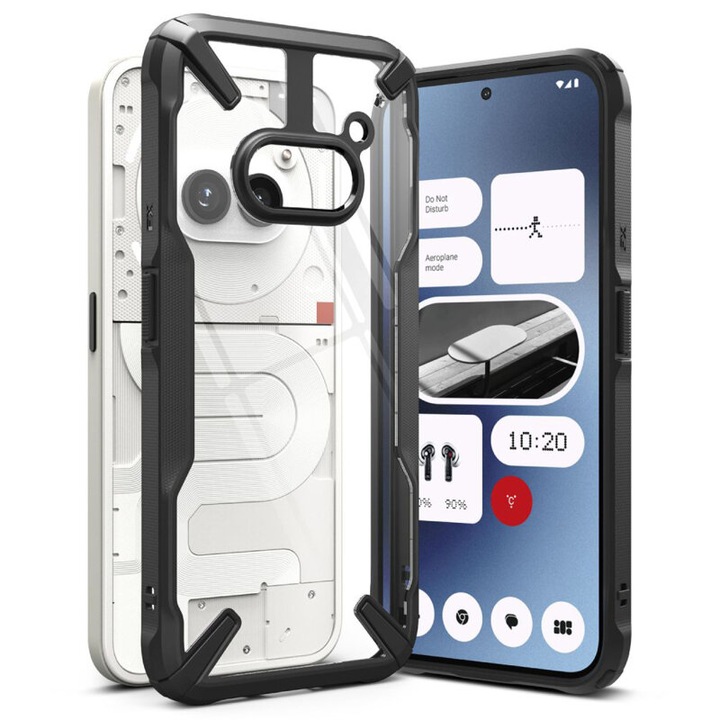 Husa de protectie compatibila cu Nothing Phone 2a/2a Plus, Fusion X, margini intarite, TPU, Transparent