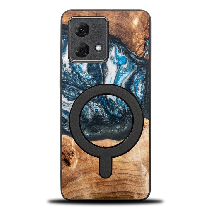 Калъф Bewood Unique Planets за Motorola Moto G84 5G, Земя MagSafe