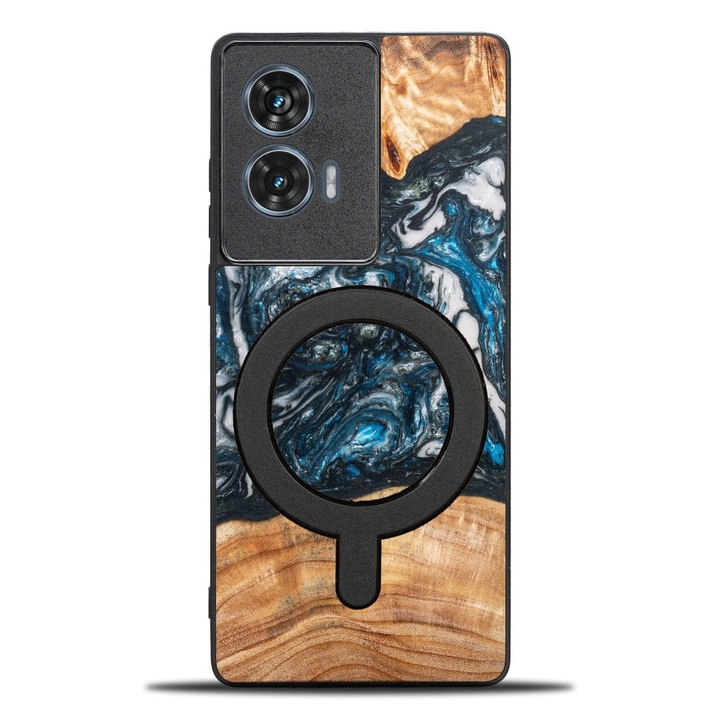Калъф, Bewood Unique - Planets за Motorola Edge 50 Fusion, Земя Magnet