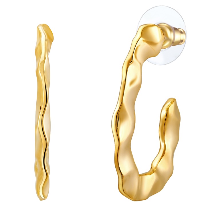 Yokoamii, Cercei placati cu aur de 14K, Auriu