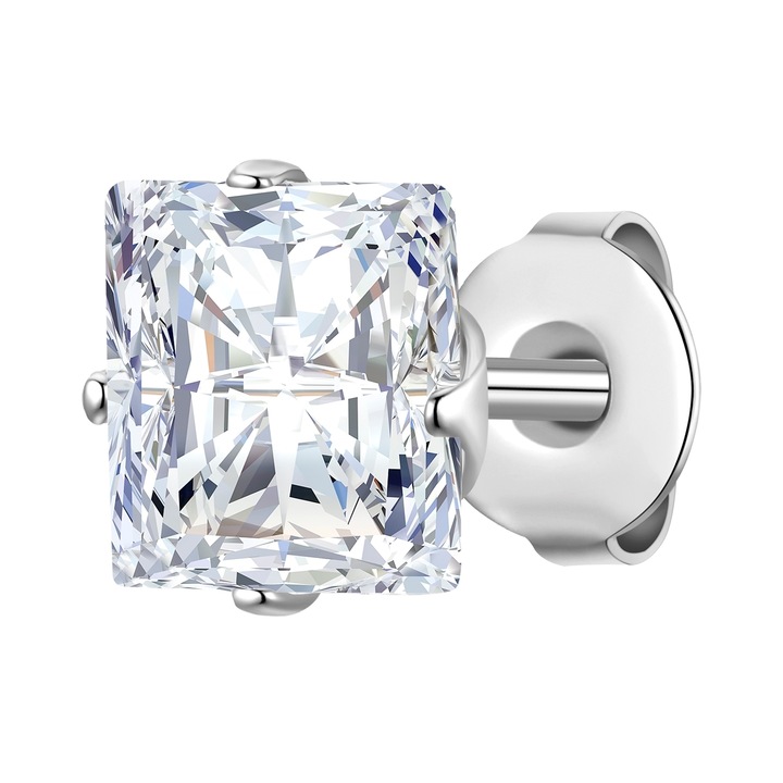 True Rebels, Cercel cu tija decorat cu zirconia, Argintiu